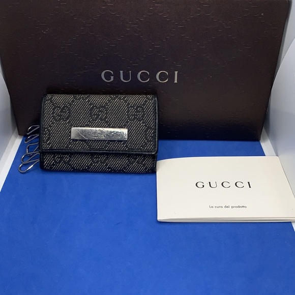 Gucci vintage black key holder wallet - Picture 6 of 13
